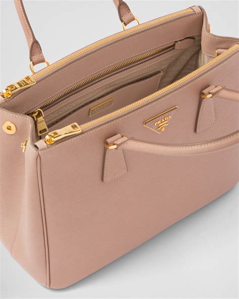 Powder Pink Prada Galleria Saffiano leather large bag 